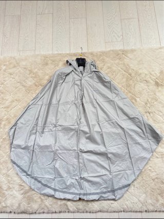 Piquadro Impermeabile Poncho Uomo Argento