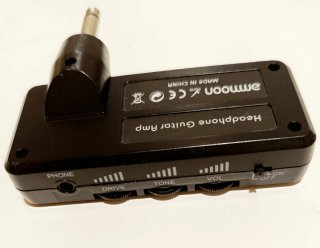 Ammoon  mini amplificador Auriculares Guitarra o b
