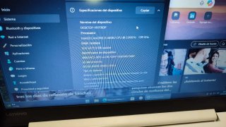 Portátil Lenovo 320-15ISK i3 12Gb SSD Win11