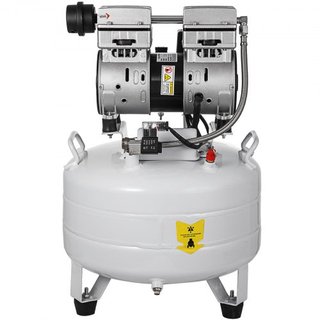 Compresor de Aire Vertical 6.6 Galones Ultra Silencioso Compresor de Aire Sin Aceite Tanque de 30L Compresor Silencioso de Aire 850W Compresor Sin Aceite Bajo Ruido