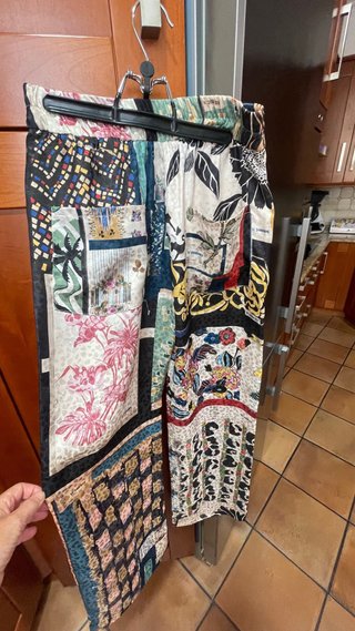 Pantalones Zara Colección Multicolor
