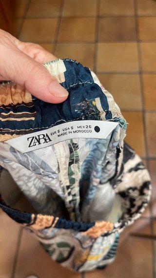 Pantalones Zara Colección Multicolor