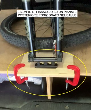 KIT fissaggio FORCELLA ANTERIORE bici MTB STRADA
