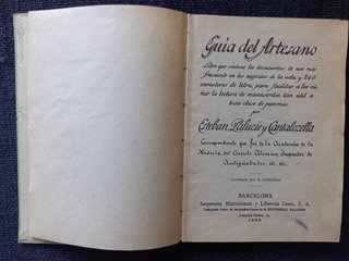 [15] Guía del  artesano (1943)