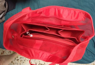 Bolso de Malla Rojo