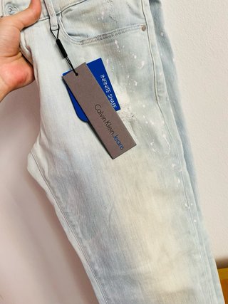 Nuevos Jeans Calvin Klein Azules con etiquetas