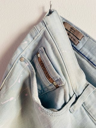 Nuevos Jeans Calvin Klein Azules con etiquetas