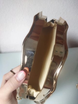 Bolso de fiesta dorado