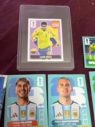 Figuritas Mundial 2026 grandes jugadores extra sti