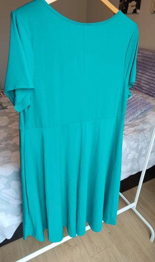 Vestido mujer verde talla XXXL REGALO CINTURÓN