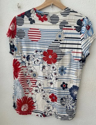 Camiseta Morgat Talla 48 Estampado Floral