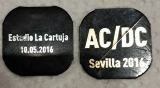Púa AC/DC Sevilla 2016 Estadio La Cartuja