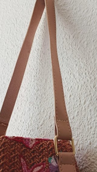 Bolso Cesta Bordado NUEVO A ESTRENAR