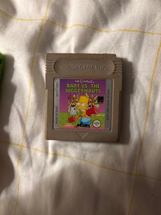 The Simpsons Bart vs. The Juggernauts Game Boy