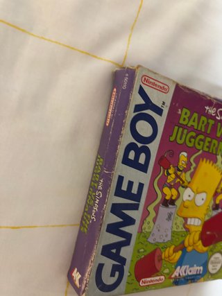 The Simpsons Bart vs. The Juggernauts Game Boy