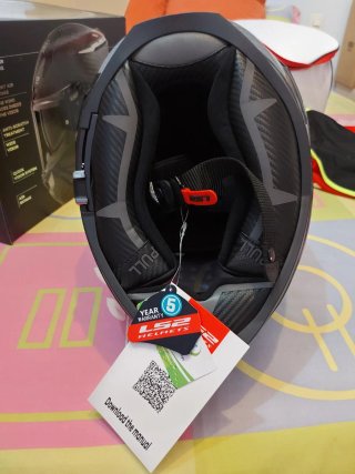 Casco Moto LS2 FF327 Negro Carbono