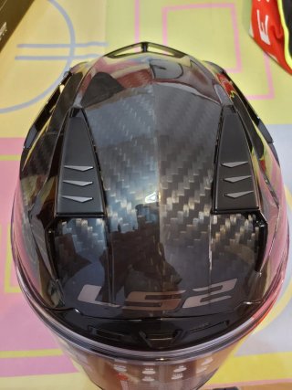 Casco Moto LS2 FF327 Negro Carbono