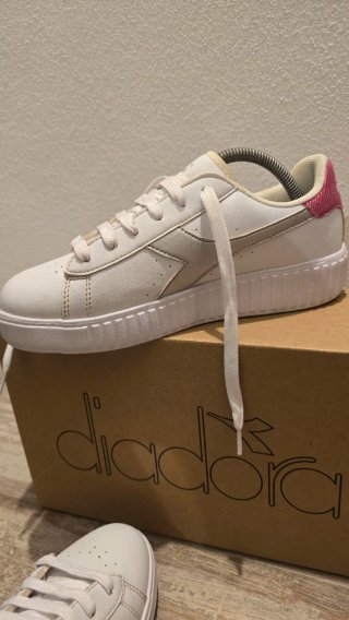 Sneakers Diadora Game Step – Bianche, Argento
