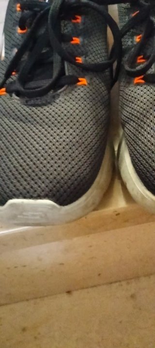 Scarpe Skechers Uomo Nero Arancione