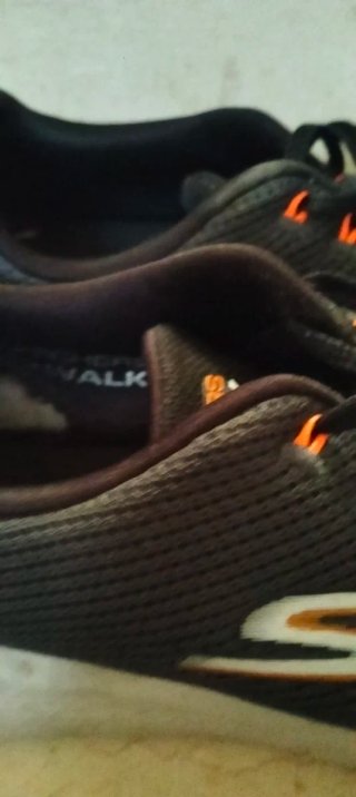 Scarpe Skechers Uomo Nero Arancione