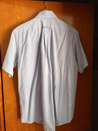 Camisa Lacoste Oxford manga corta azul hombre