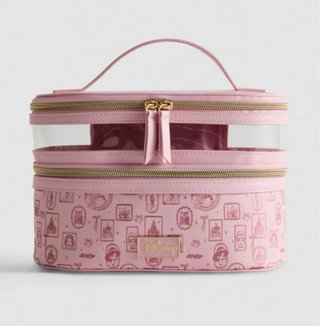 Necessaire Disney Princesas Rosa Dourado