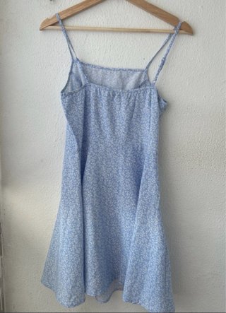 Vestido floral azul