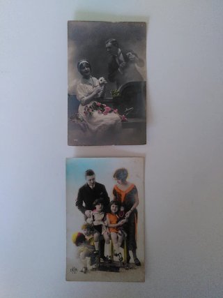 6 Postales Antiguas Escritas