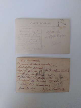 6 Postales Antiguas Escritas