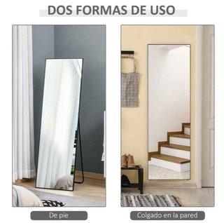 Espejo de Pie Cuerpo Entero Aleación de Alumino