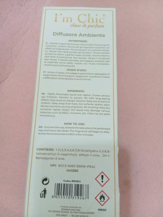Diffusore Ambiente I'm Chic Latte Bianco