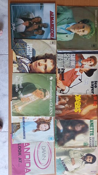 Lote 11 singles Pop Rock Internacional y Latino