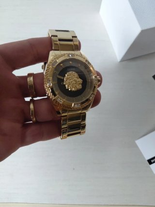 Reloj Guess Beast Gold Lion (GW0783G1) – Impecable