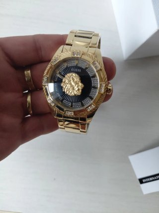 Reloj Guess Beast Gold Lion (GW0783G1) – Impecable
