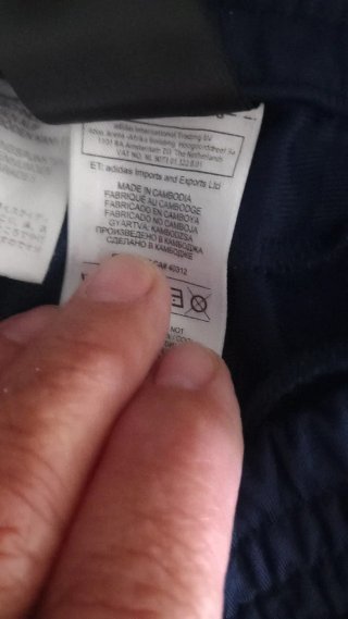 Pantalón chándal Adidas azul