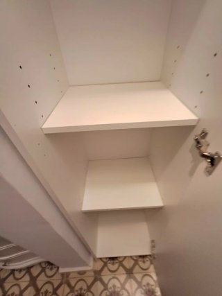 Armario despensero blanco
