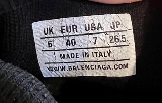 Zapatillas Balenciaga Speed 2.0 Negras Originales