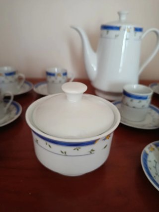Juego de café de porcelana