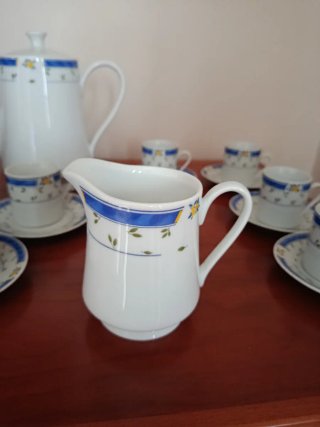 Juego de café de porcelana