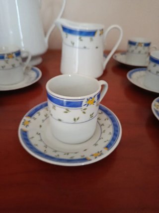Juego de café de porcelana