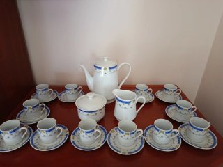 Juego de café de porcelana
