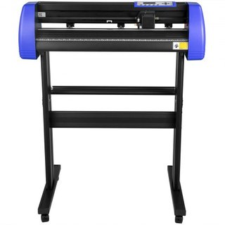 Cortadora de Vinilo Máquina Cortadora de Vinilo de 870 mm Alimentación Máxima de Papel de 34 pulgadas Máquina Cortadora de Plotter de Vinilo con Soporte de Piso Robusto Fuerza y Velocidad Ajustabl...