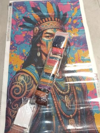 Lienzo DIAMOND PAINTING DPOVER Nativo Americano