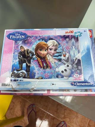 2 Puzzles Frozen Educa 48 Piezas
