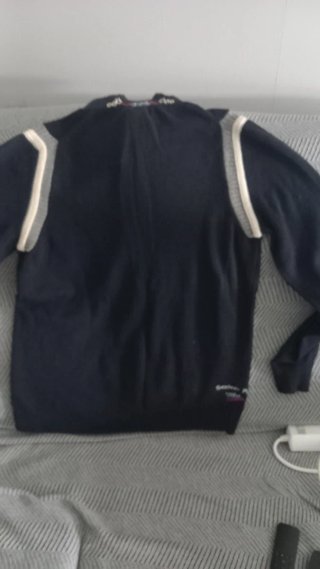 Chaqueta La Martina azul marino con Escudo