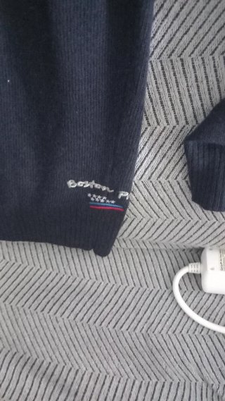 Chaqueta La Martina azul marino con Escudo