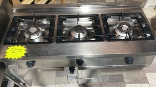 COCINA ZANUSSI 3 QUEMADORES Y HORNO