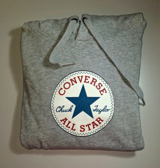 Sudadera Converse Gris con Capucha
