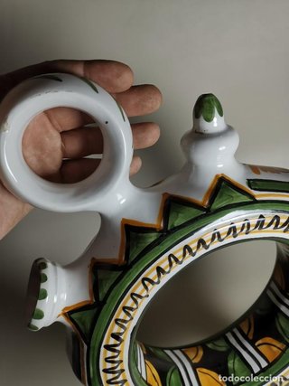 Botijo antiguo de colección aro
