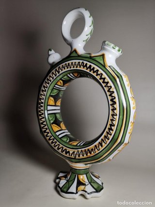 Botijo antiguo de colección aro